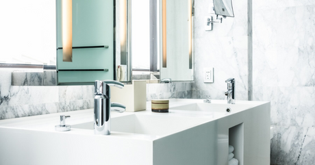 Bathroom Vanities with Integrated Sinks