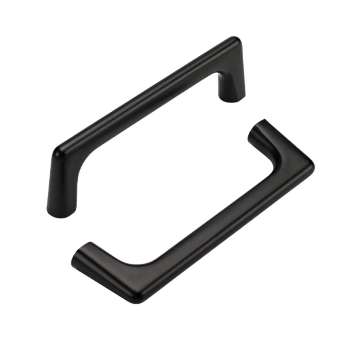 Toledo Matt Black Cupboard Handle - 96mm