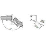 135° HARD LIP SHOWER SEAL - 2.5m Length