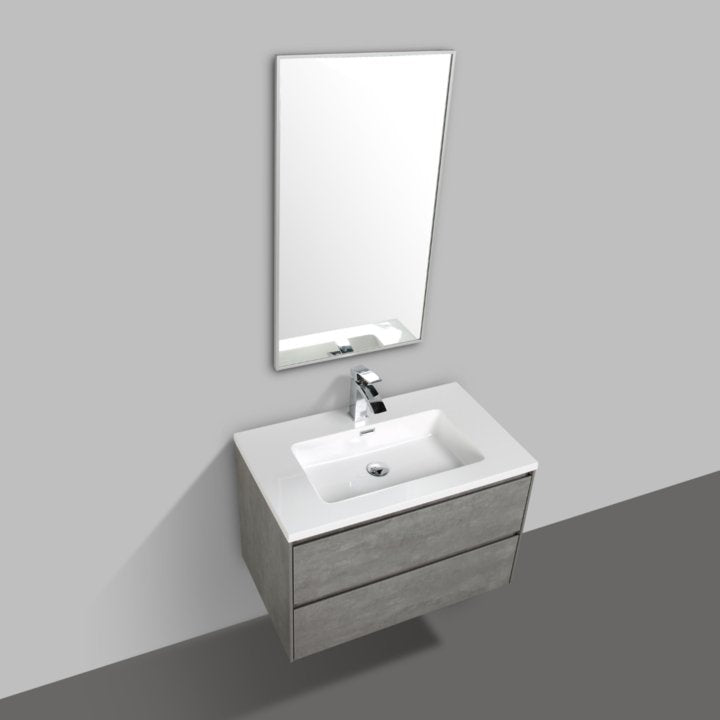 Enzo Cabinet 800 Concrete with Basin