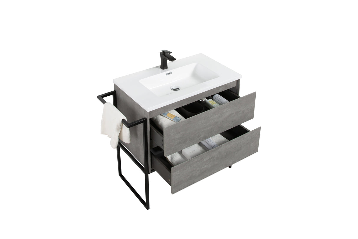 URBAN 800mm - DOUBLE DRAWER & BASIN & STAND