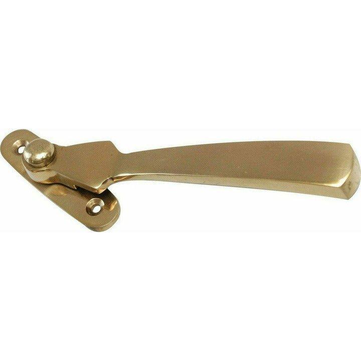 Solid brass window handle - with wedge