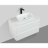 SANTORINI 900mm - DOUBLE DRAWER & TOP & BASIN