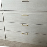 Brushed Gold Cupboard Handle - "Toledo"