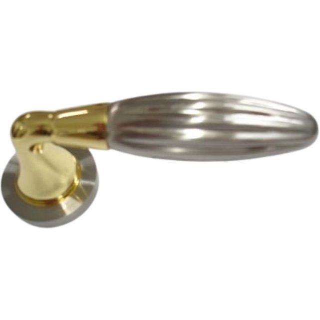 Two-Tone Lever Handle on Rose