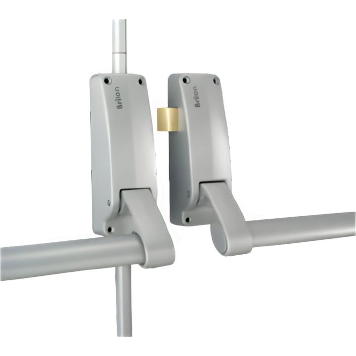 Briton Double Door Emergency Push Bar with vertical bolts