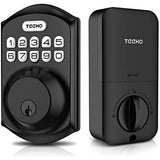 Keyless Entry Door Lock - TEEHO Electronic Keypad Deadbolt with Keypads