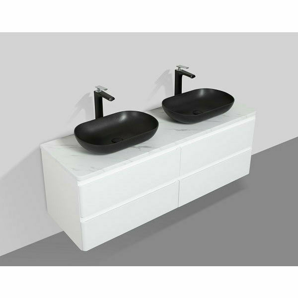 SANTORINI 1500mm - FOUR DRAWER & TOP & 2 BASIN