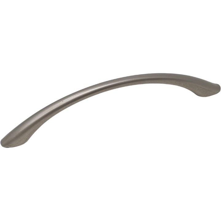 Satin Chrome Cupboard Handle - 96mm (whalebone)