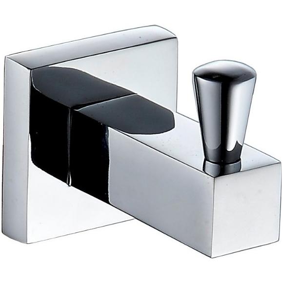 Square Robe Hook in Chrome