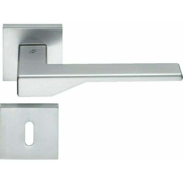 Italian design lever handle on rose made by Columbo Design