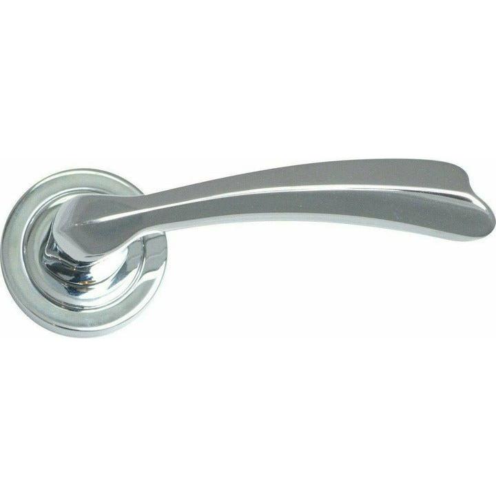 Italian designer lever handle on rose