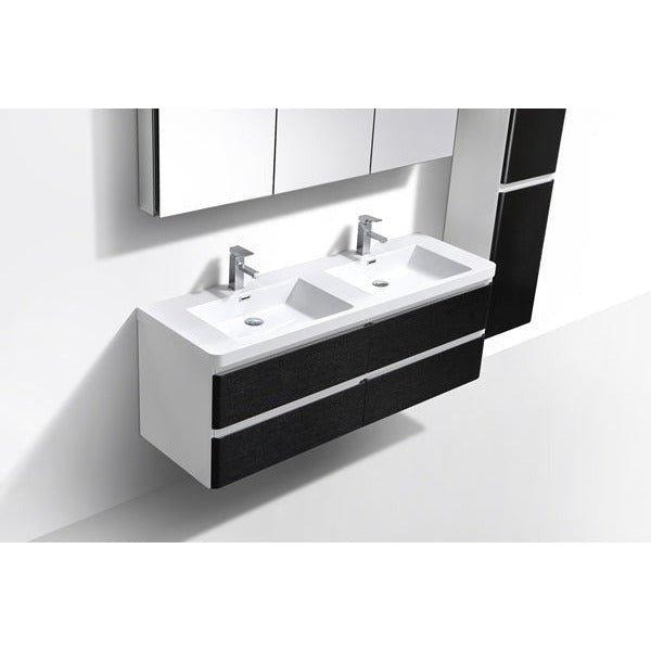 Milan 1200 Double Drawer vanity with Basin