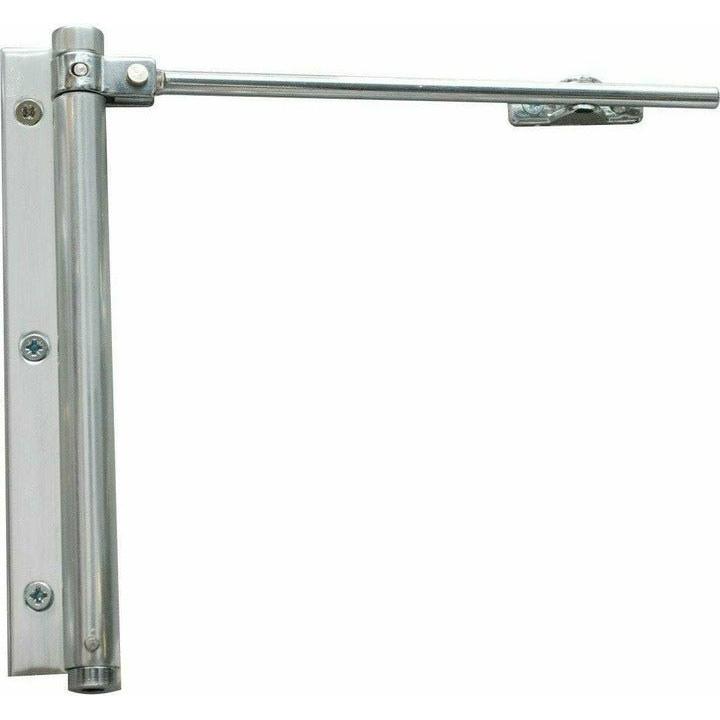 Spring arm door closer - light duty