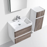 Milan 600 Double Drawer Vanity and Basin