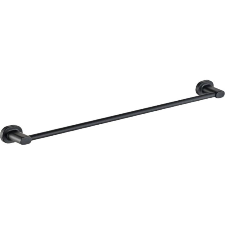 Single Towel Rail 700mm in matt black