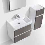 Milan 600 Double Drawer Vanity and Basin