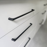 Toledo Matt Black Cupboard Handle - 224mm