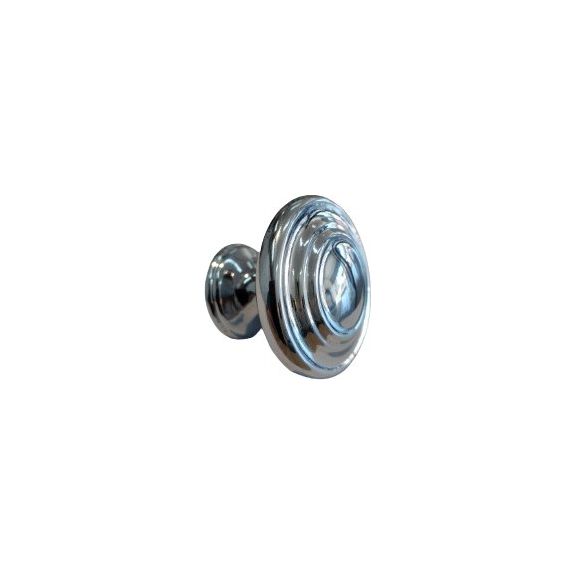 30mm Italian brass knob chrome plated