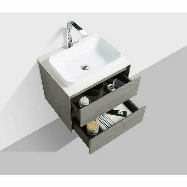 MADRID 600mm - DOUBLE DRAWER & TOP & BASIN