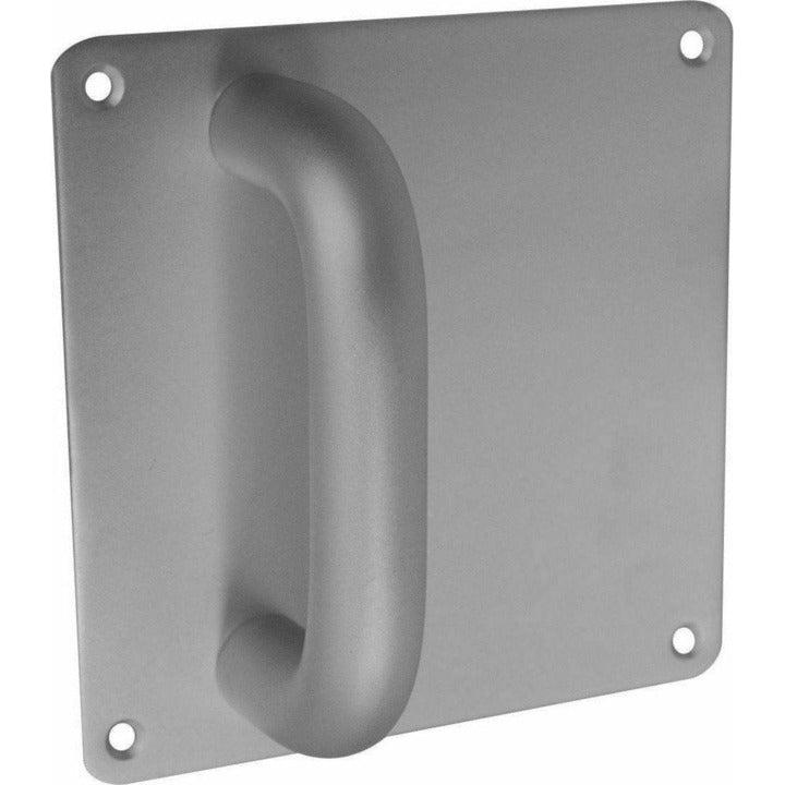 Aluminium Door Pull Handle on a 150mm x 150mm plate