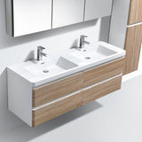 Milan Vanity 1500 4 drawers and double basin