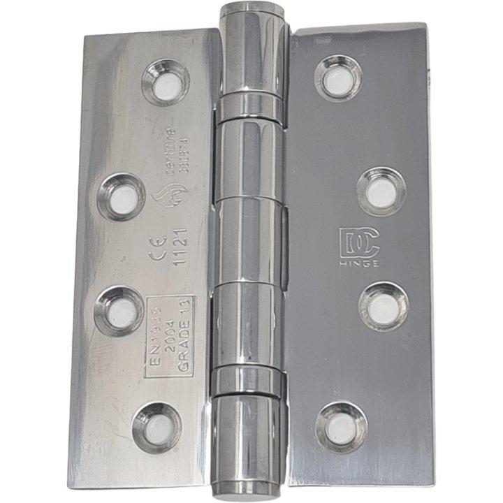 Polished 304 stainless steel ball bearing butt hinge