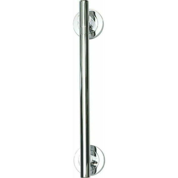 Solid brass modern pull - shiny chrome plated (each)