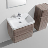 Milan 600 Double Drawer Vanity and Basin