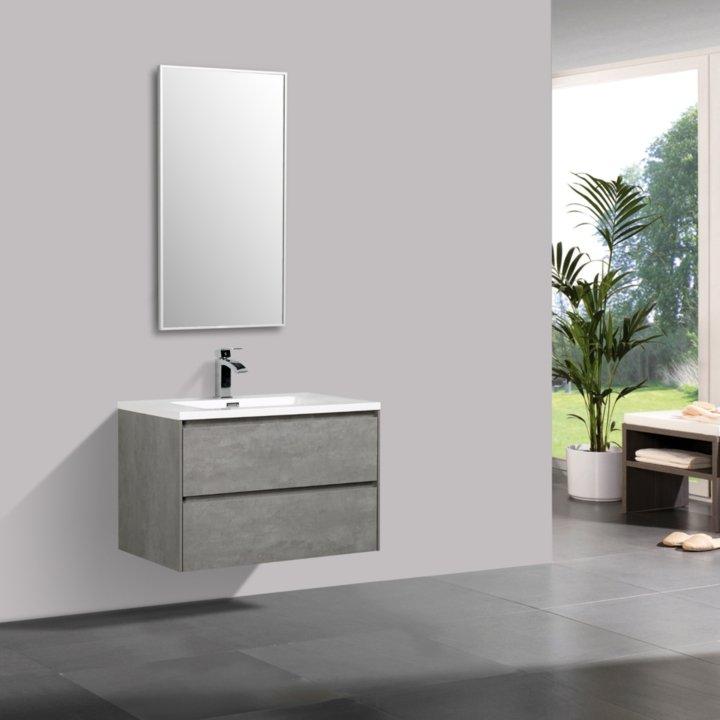 Enzo Cabinet 800 Concrete with Basin