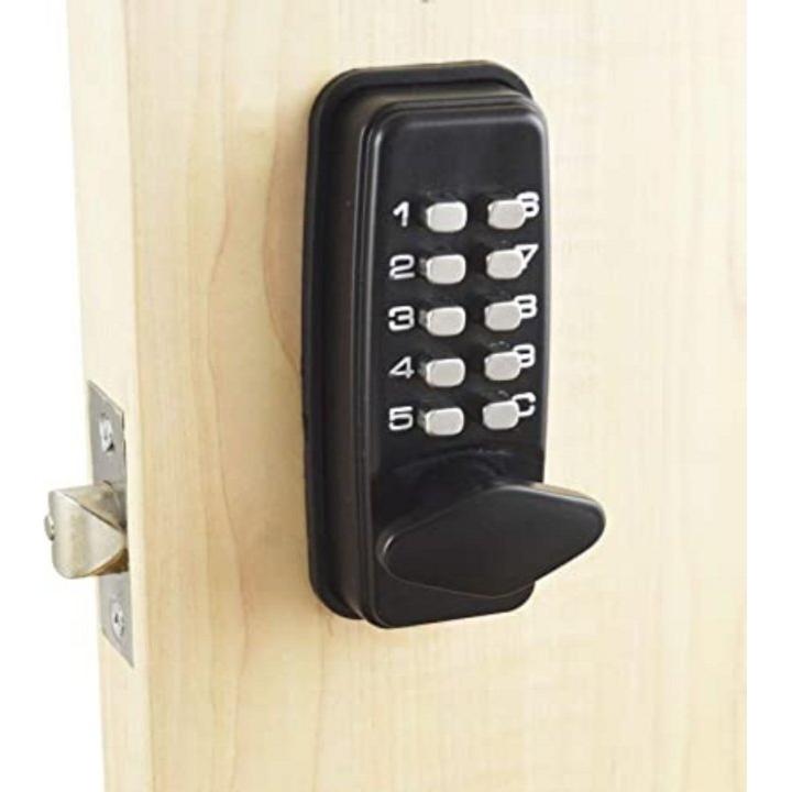 Digital Keypad Lock - Compact - Black