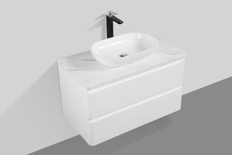 SANTORINI 900mm - SINGLE DRAWER & TOP & BASIN