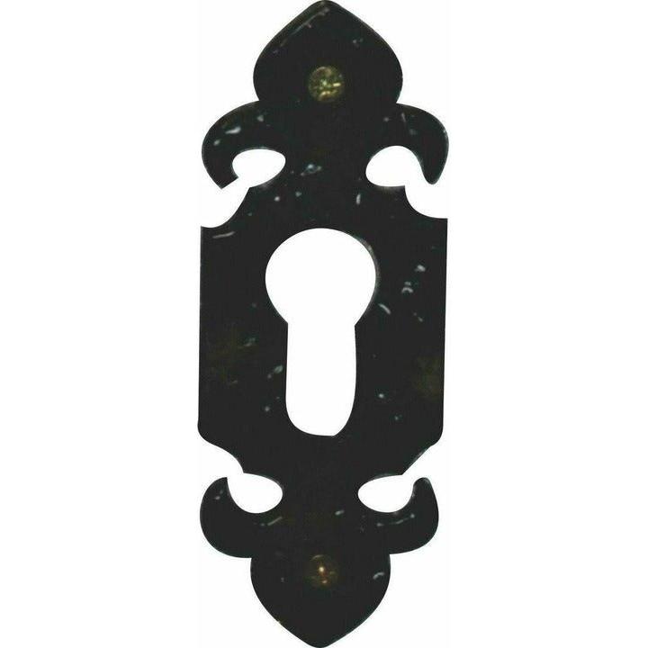 Wrought iron key plate