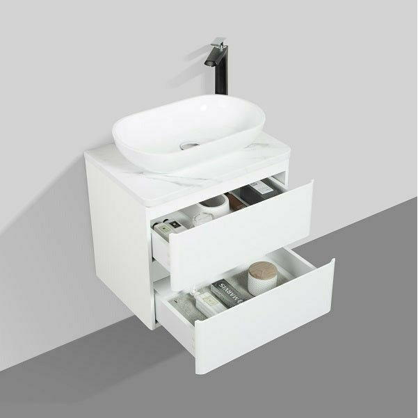 SANTORINI 600mm - DOUBLE DRAWER & TOP & BASIN