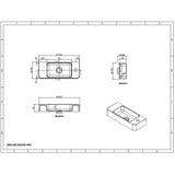 Milan 450mm Vanity with Basin