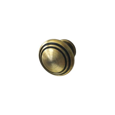 25mm Antique Brass Cupboard Knob