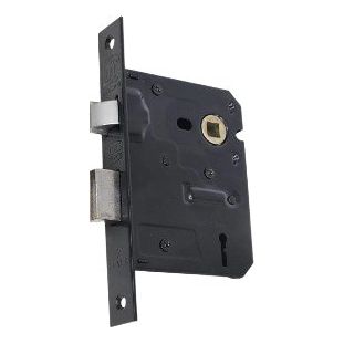 Decor City 2 Lever mortice lock in Matt Black