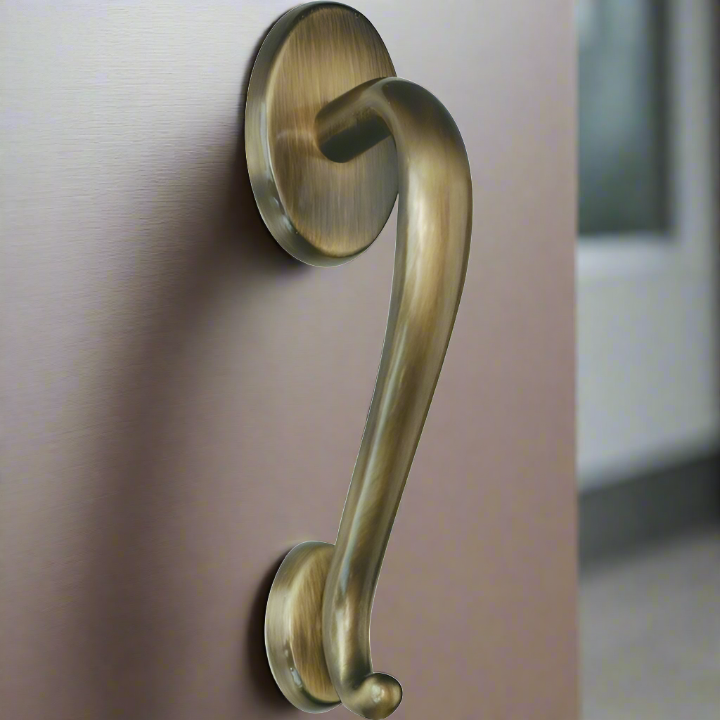 "Joker" - Bespoke door handles from Tupai™ Handles - Bolt through