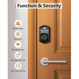 Keyless Entry Door Lock - TEEHO Electronic Keypad Deadbolt with Keypads