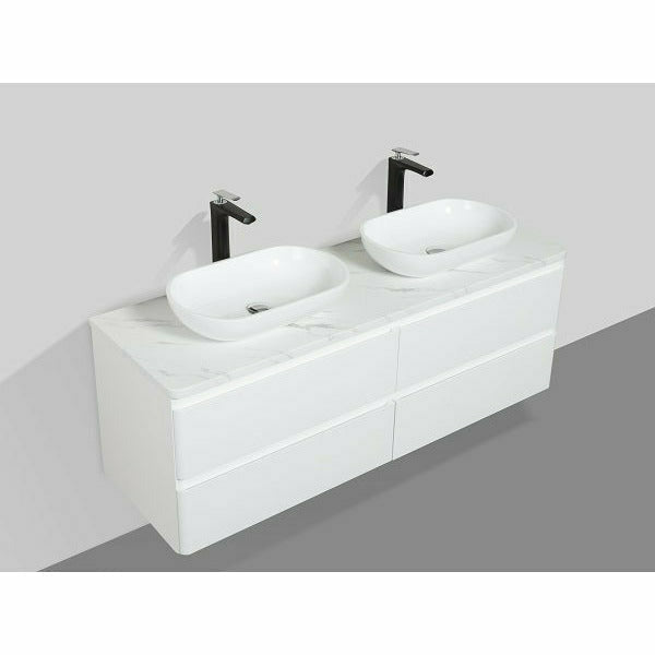 SANTORINI 1500mm - FOUR DRAWER & TOP & 2 BASIN