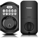 Keyless Entry Door Lock - TEEHO Electronic Keypad Deadbolt with Keypads