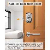 Keyless Entry Door Lock - TEEHO Electronic Keypad Deadbolt with Keypads