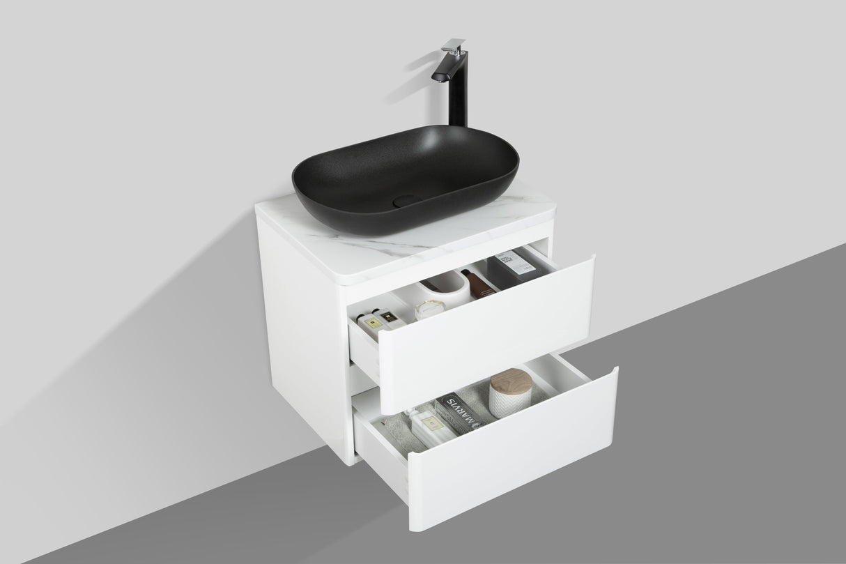 SANTORINI 600mm - SINGLE DRAWER & TOP & BASIN