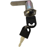 Chrome Cam Lock - 30mm - Straight