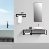 Picasso 1310mm Vanity Frame & Basin (mirror & side shelf not included)