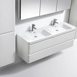 Milan Vanity 1500 4 drawers and double basin