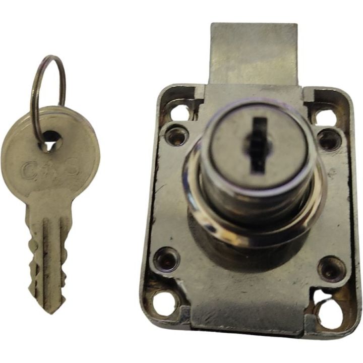 Drawer Lock - Double Locking 22mm