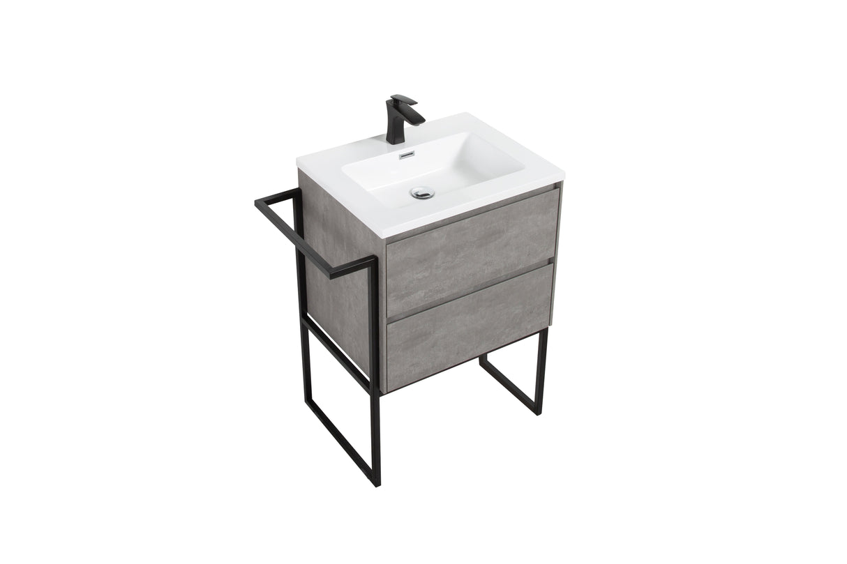 URBAN 600mm - DOUBLE DRAWER & BASIN & STAND