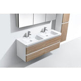 Milan 1200 Double Drawer vanity with Basin