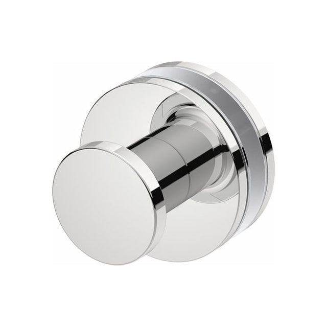 1006 Glass Mounting RL RND + PULL KNOB (Single Set) -POLS - Decor Handles - Bathroom Accessories